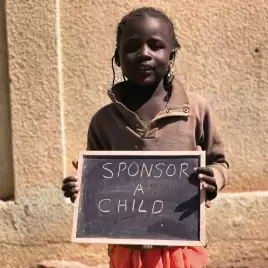 Sponsor Child Girl Board