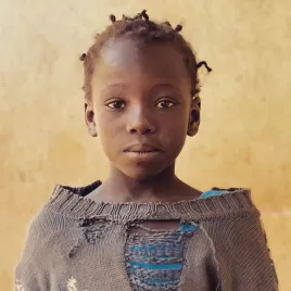 One of our sponsored kids