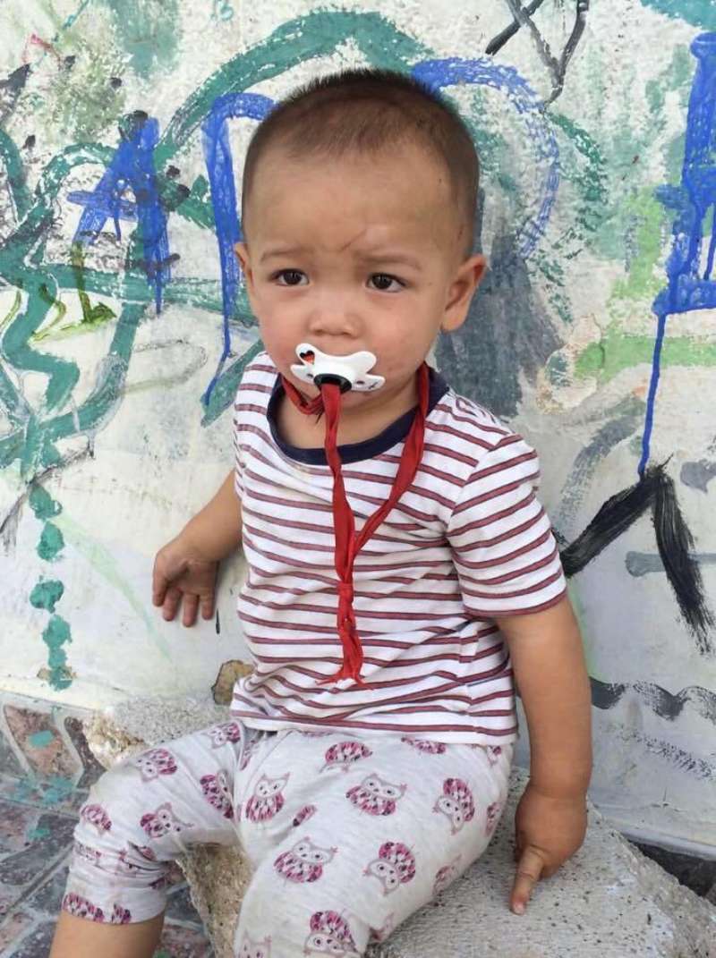 Refugee Child In Athens