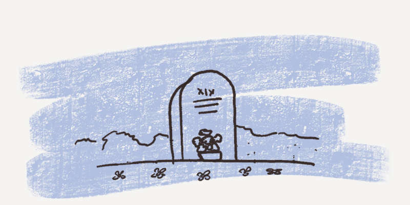 Graveyard illustration