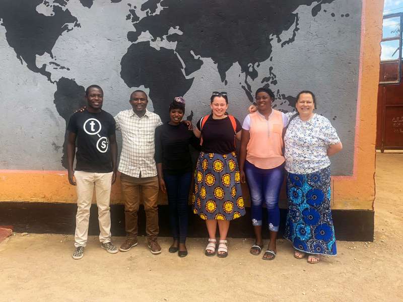 Zambia Teachers At Special Needs School