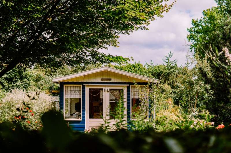 Pretty garden shed